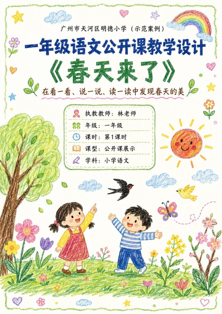 蜡笔风教案提示词-Baili Blog
