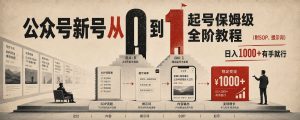 公众号新号从0到1起号保姆级全阶教程(附SOP、提示词)-Baili Blog